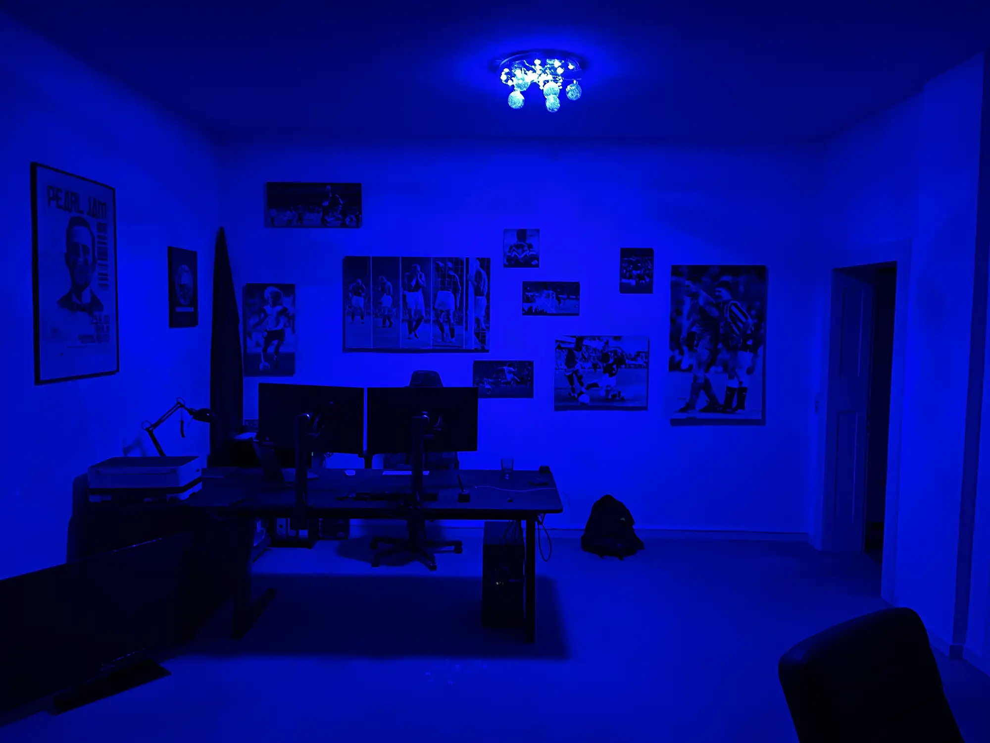 Bastians blaues Büro